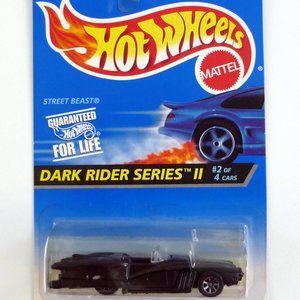 Hot Wheels Street Beast #401 Dark Rider Series II #2 of 4 Black Die-Cast 1996